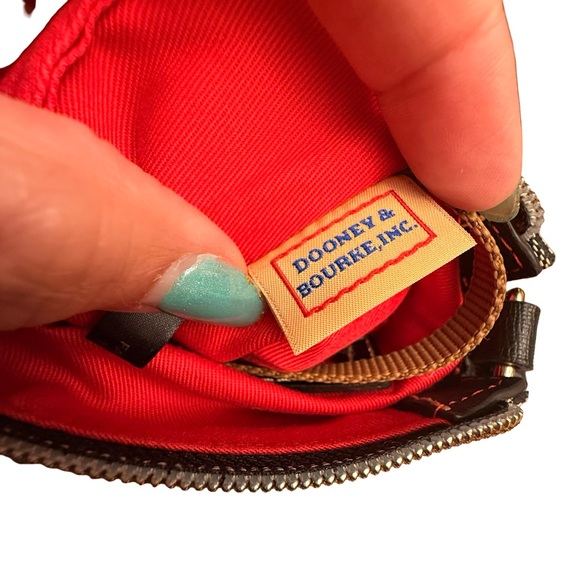 Dooney & Bourke Gray and Black Messenger Bag - Picture 5 of 15